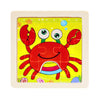 Mini Size 11*11CM Kids Toy Wood Puzzle  Wooden 3D Puzzle Jigsaw for Children Baby Cartoon Animal/Traffic Puzzles Educational Toy