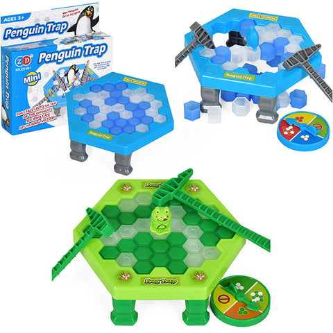 Mini Penguin Trap Board Game Ice Breaking Save The Penguin Party Game Parent-child Interactive Entertainment Table Toys Kid Gift