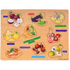30cm Kid Early Educational Toys Baby Hand Grasp Wooden Puzzle Toy Alphabet Digit Learning Wood Jigsaw Christmas Gift