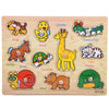 30cm Kid Early Educational Toys Baby Hand Grasp Wooden Puzzle Toy Alphabet Digit Learning Wood Jigsaw Christmas Gift