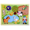 30cm Kid Early Educational Toys Baby Hand Grasp Wooden Puzzle Toy Alphabet Digit Learning Wood Jigsaw Christmas Gift